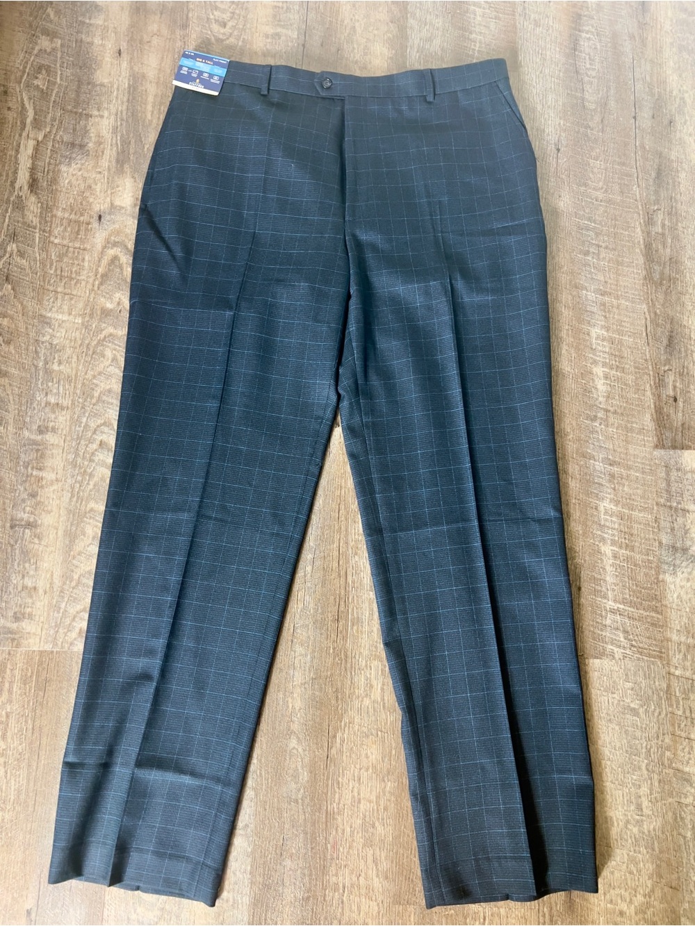 Stafford Coolmax All Season Ecomade Classic Fit Flat Front‎ Suit Pant-Size 42x34